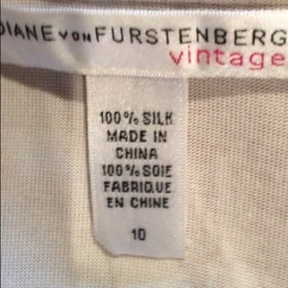 DVF Vintage Wrap Animal Print Blouse - Picture 5 of 5